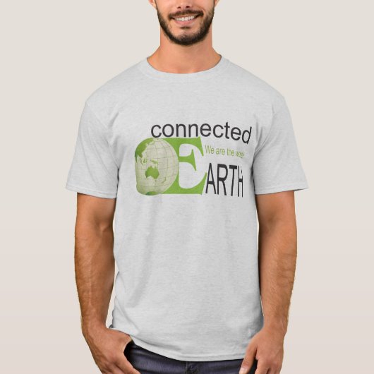 接続地球 Tシャツ (正面)