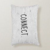 接続文字オン樺の木ツリーアクセントピロー アクセントクッション (正面(垂直))