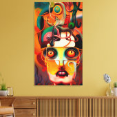 接続 キャンバスプリント (インサイチュ (リビング))