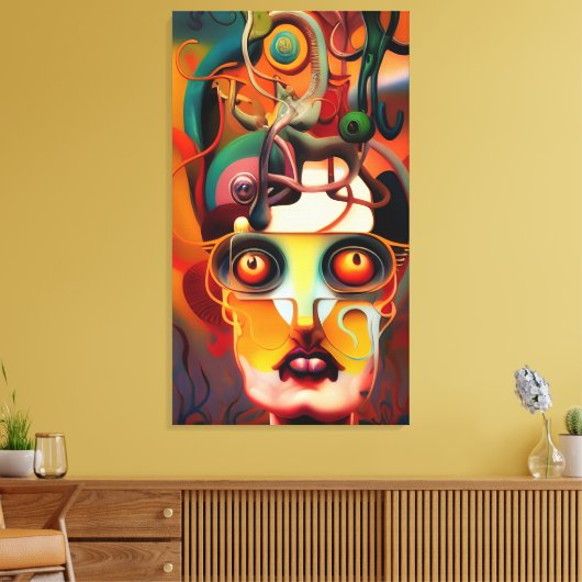 接続 キャンバスプリント (インサイチュ (リビング))