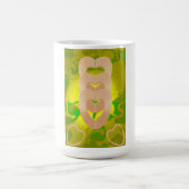 接続，ハート コーヒーマグカップ (中央)