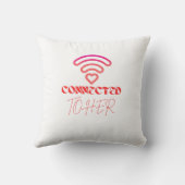 接続WiFiハートデザインバレンタイン クッション (裏面)