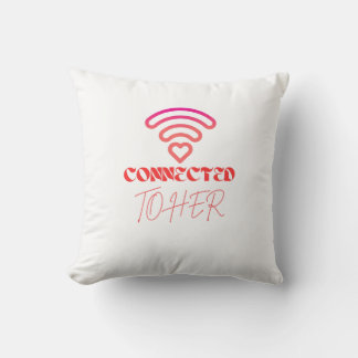 接続WiFiハートデザインバレンタイン クッション