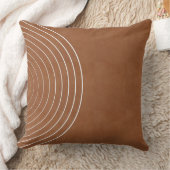 接線ネストされたジオメトリの白い円 クッション (ブランケット)