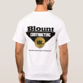 接触器のワイシャツ Tシャツ (裏面)