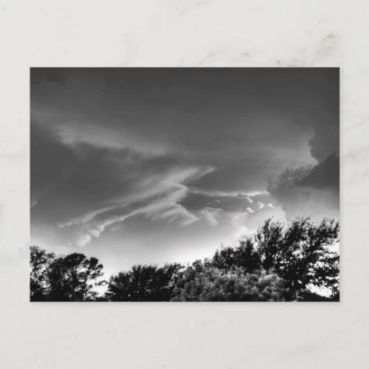 接近する嵐はがき ポストカード (正面)
