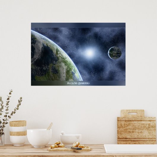 接近四半期に ポスター (キッチン)