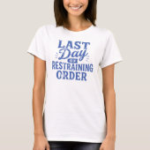 接近禁止命令最終日ブループリント Tシャツ (正面)