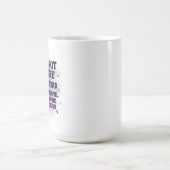 控えめじゃないです | ADHDのおもしろマグカップ コーヒーマグカップ (中央)