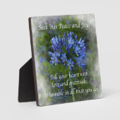 控えめなカスタムイーゼルの額である フォトプラーク (正面)