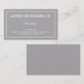 控えめなプレーン弁護士名刺 名刺 (正面/裏面)