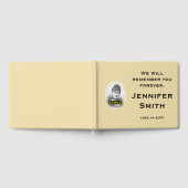 控えめな思い出パーソナライズされたのゲストブック ゲストブック (全面)