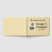 控えめな悲しい思い出のゲストブック ゲストブック (全面)