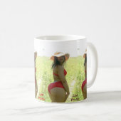 控えめな態度の忙しいざわめきのビキニの美女で最も最高のな側面 コーヒーマグカップ (正面右)