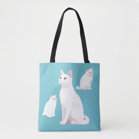 控えめな猫 トートバッグ (正面)