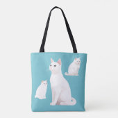 控えめな猫 トートバッグ (裏面)