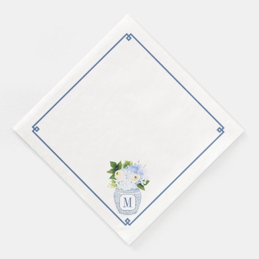 控えめなChinoiserie Monogram結婚の (コーナー)