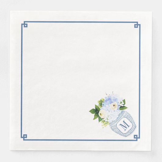 控えめなChinoiserie Monogram結婚の (正面)