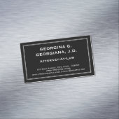 控えめに述べられた弁護士の磁気名刺 マグネット名刺 (インサイチュ)