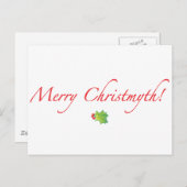 (控えめに述べられる)メリーなChristmyth! シーズンポストカード (正面/裏面)