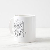 控え目で、親切な精神のヨガのマグに常にとどまって下さい コーヒーマグカップ (正面左)