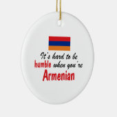 控え目なアルメニア語 セラミックオーナメント (右)