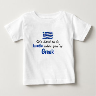 控え目なギリシャ語 ベビーTシャツ