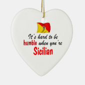 控え目なシシリア セラミックオーナメント (右)