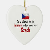 控え目なチェコ セラミックオーナメント (右)