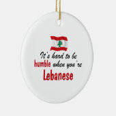 控え目なレバノン人 セラミックオーナメント (右)