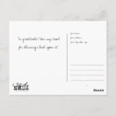 控え目な天使 ポストカード (裏面)