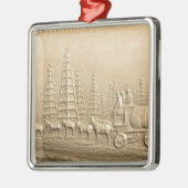 控え目な油田テキサス州 メタルオーナメント (左)