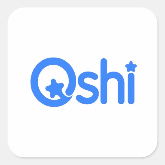 推しステッカー スクエアシール (正面)