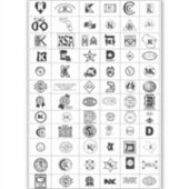 推奨されるKosher記号 シール (正面)