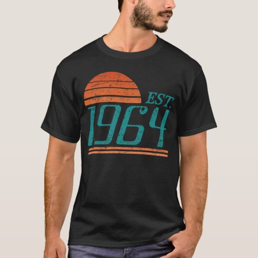 推定1964ヴィンテージ60歳 Tシャツ (正面)