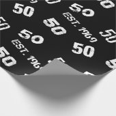 推定1969 50誕生日 男性へ ラッピングペーパー (角)