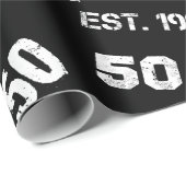 推定1969 50誕生日 男性へ ラッピングペーパー (ロールコーナー)