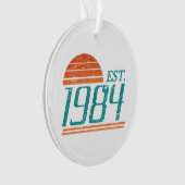 推定1984ヴィンテージ40歳 オーナメント (正面)