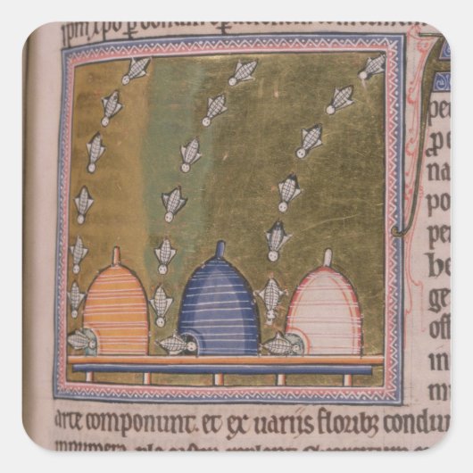 推定3本の曲線 スクエアシール (正面)