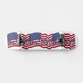 推定。1776米国国旗 スケートボード (横)