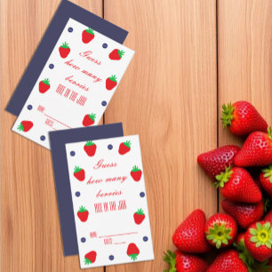 推測して!いちごの結婚前お楽しみ会ゲーム エンクロージャーカード