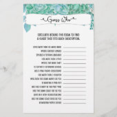 推測する誰+電話ゲーム,多肉的なブライダル3961 チラシ (裏面)