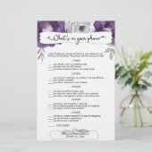 推測する誰+電話ゲーム,紫の灰色のフローラ3963 (スタンド正面)