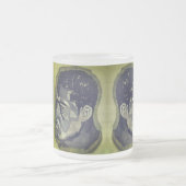 推測だれか。 歴史 フロストグラスマグカップ (中央)