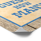 推測ゲームのサインカウボーイの数を推測 ポスター (角)