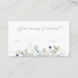 推測ゲームブライダルシャワーエンクロージャカード エンクロージャーカード