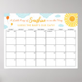 推測ベビーの締め切り日Little Ray Sunshine ポスター (正面)