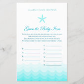 推測ベビーアイテム – ベビーシャワーゲーム (正面)