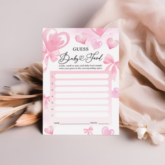 推測ベビーフードゲームカード – バレンタインゲーム (クリエイターアップロード済み)