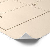 推測ベビー日付ゲーム ポスター (角)